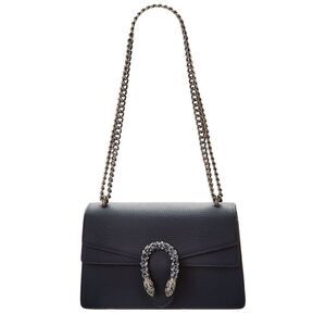 Tiffany & Fred Paris Crystal Dragon Leather Crossbody, Blue